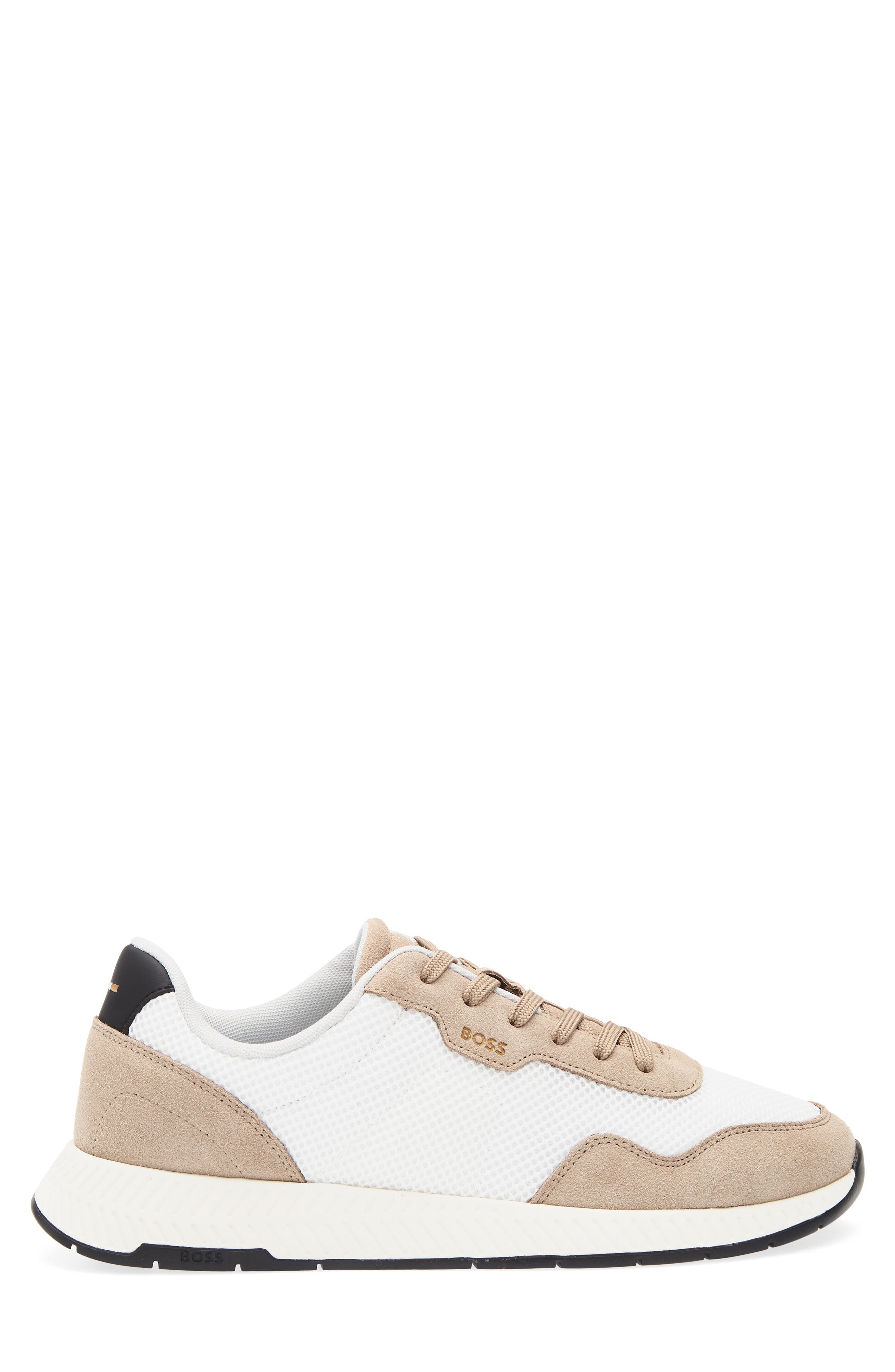 BOSS Titanium Low Top Sneaker, Alternate, color, Medium Beige