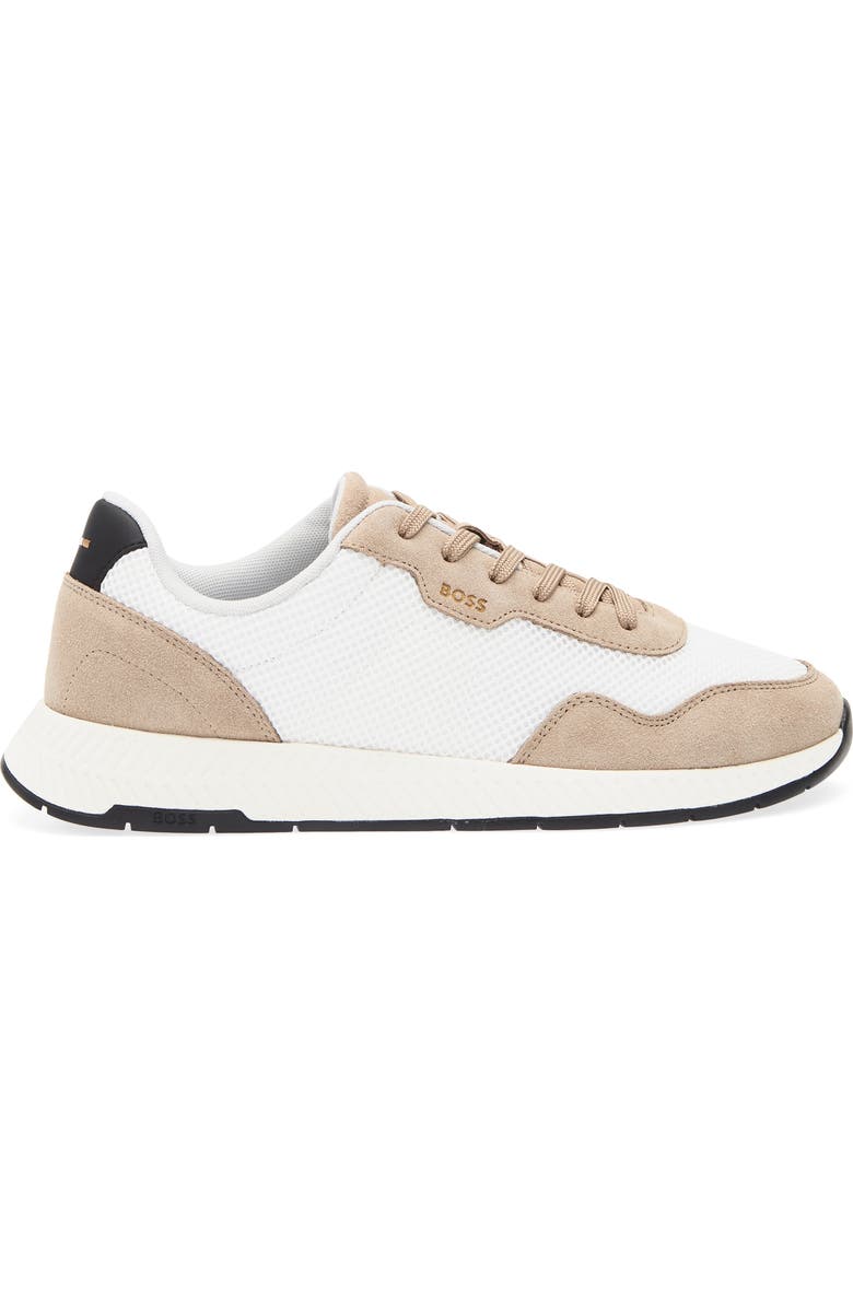 BOSS Titanium Low Top Sneaker, Alternate, color, Medium Beige