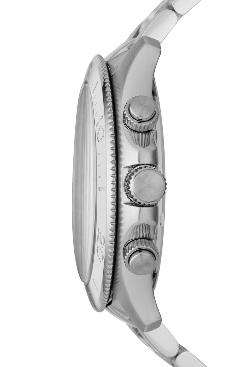 Fossil 'Retro Traveler' Chronograph Bracelet Watch, 45mm, Main, color,