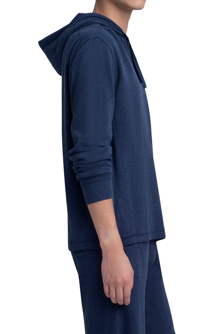 Comfort Knit Cotton Hoodie, Alternate, color, NAVY