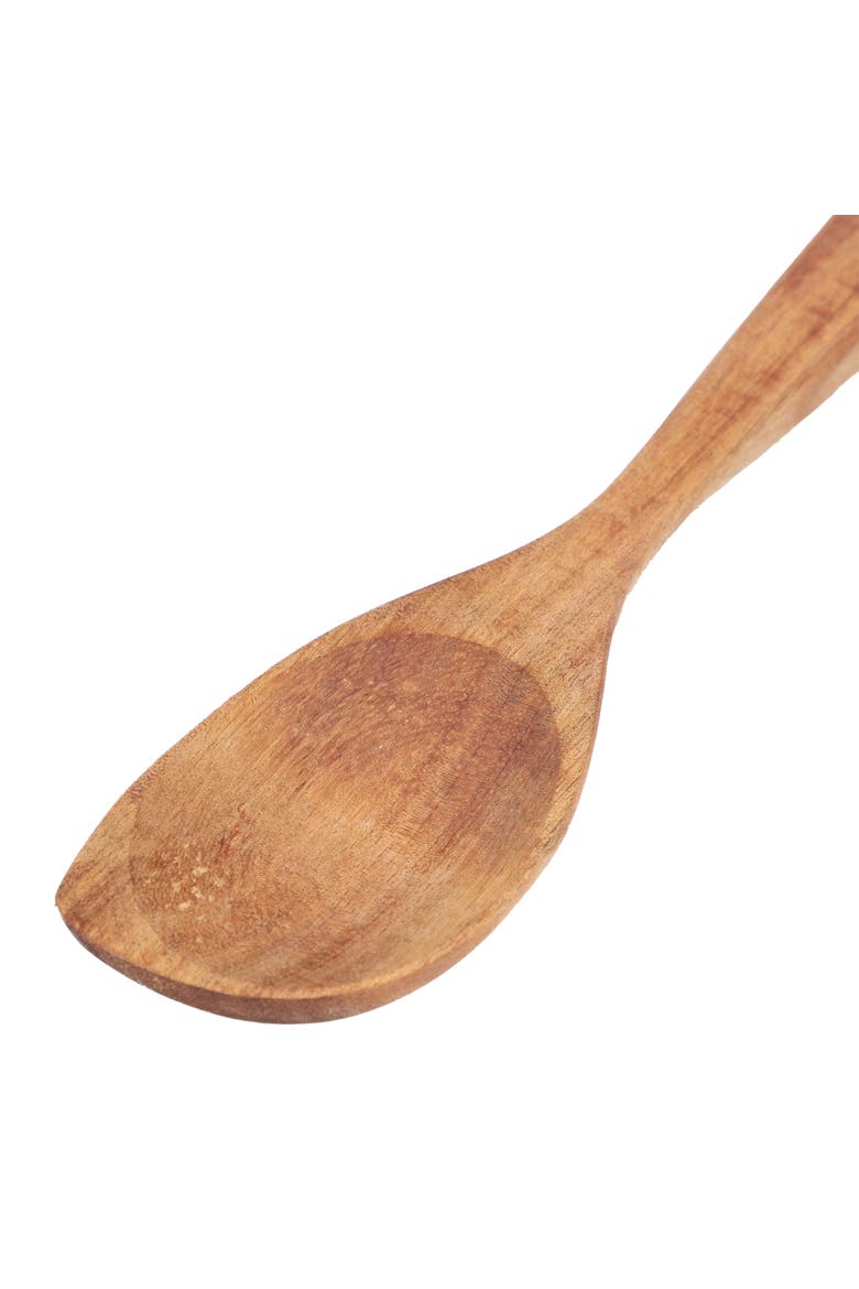 Ingram 14 Inch Acacia Wood Serving Spoon, Alternate, color, Brown