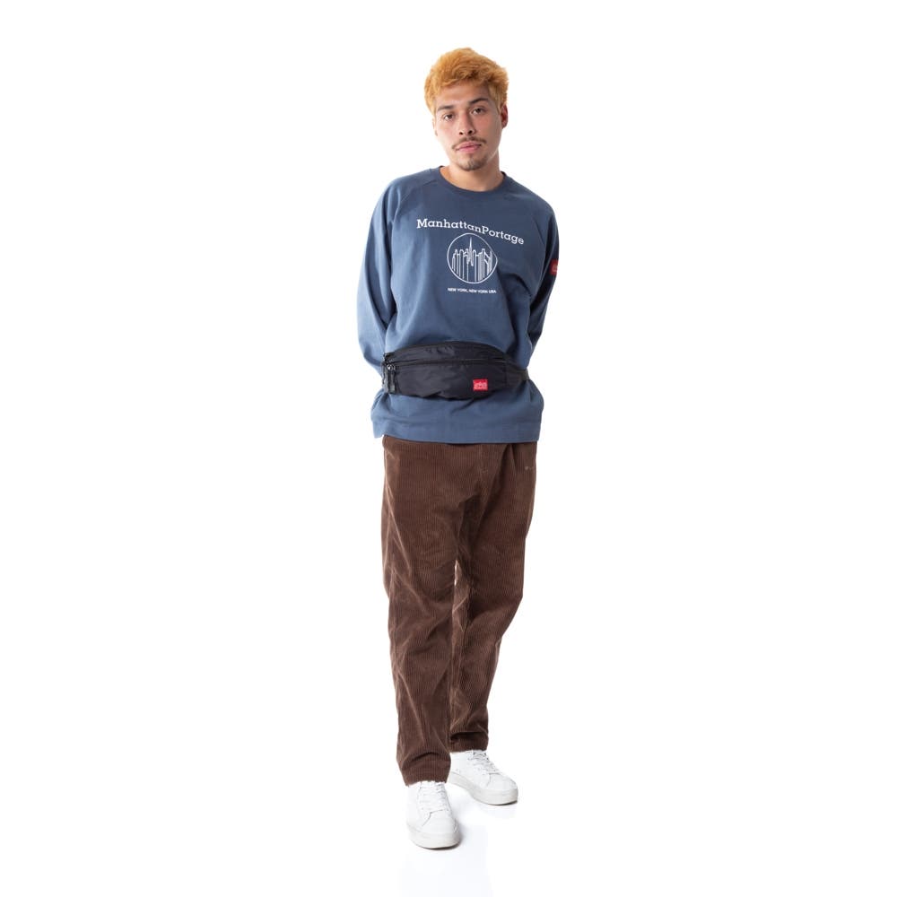 Manhattan Portage Covert Belt Bag, Alternate, color, Black