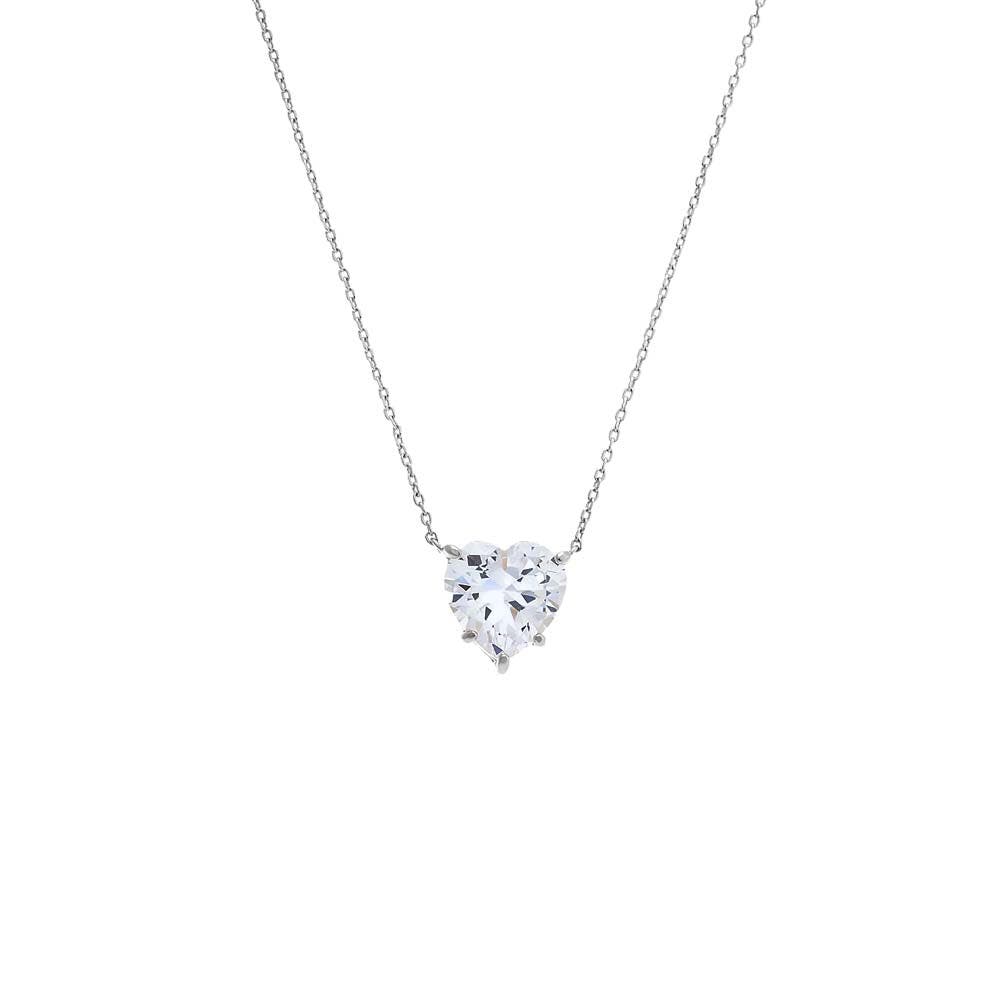 BY ADINA EDEN CZ Heart Shape Pendant Necklace (Women) | Nordstrom