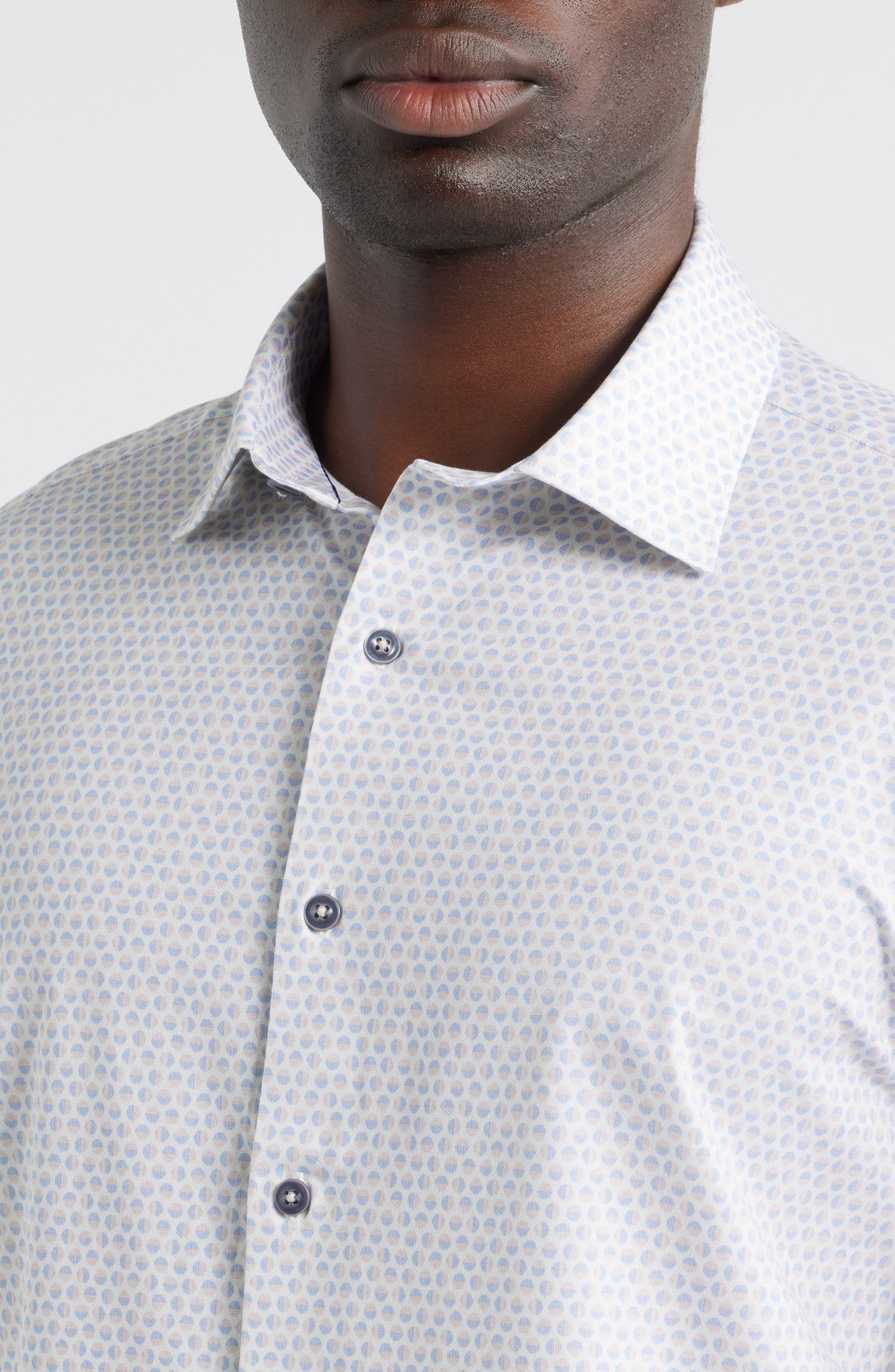James OoohCotton Dot Print Button-Up Shirt - image 2
