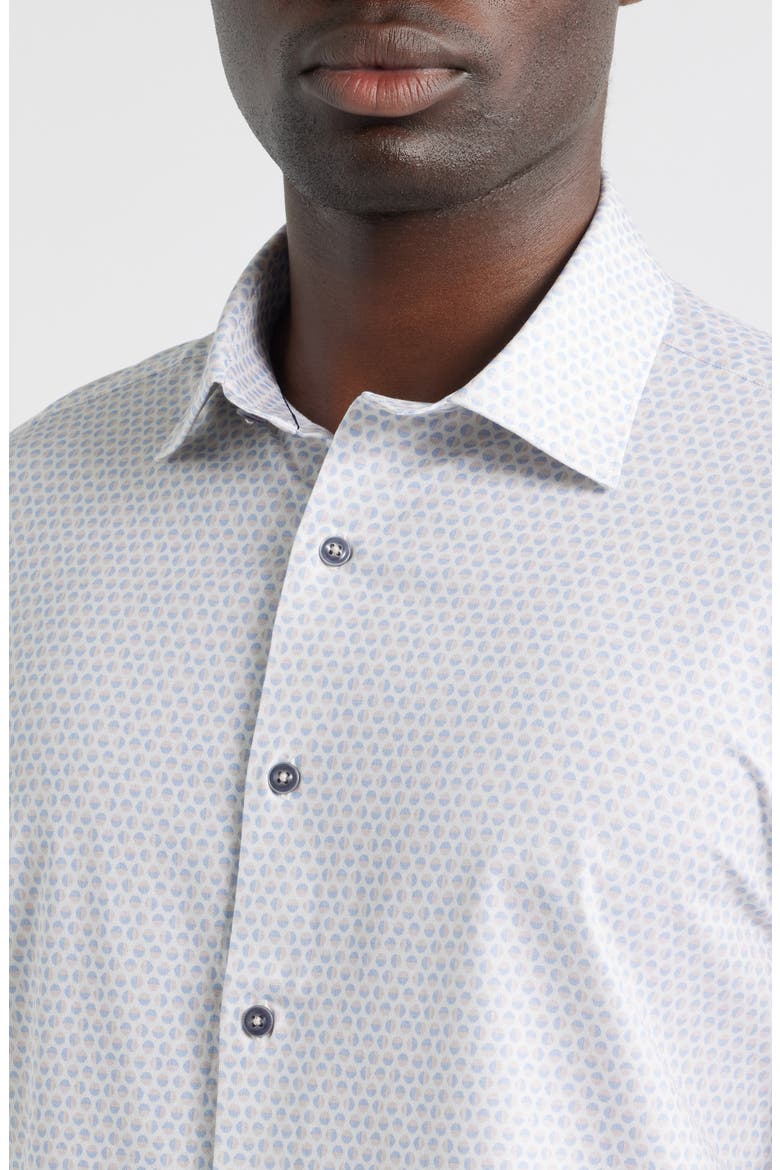 James OoohCotton® Dot Print Button-Up Shirt, Alternate, color, DUSTY PINK