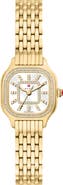 MICHELE Mini Meggie Mother-of-Pearl & Diamond Bracelet Watch, 23mm x 25mm