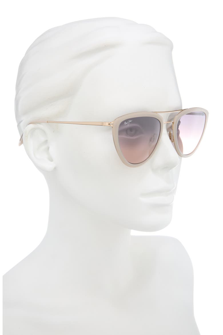 Polarized Round Sunglasses, Alternate, color, BLUE BLUE BLUE