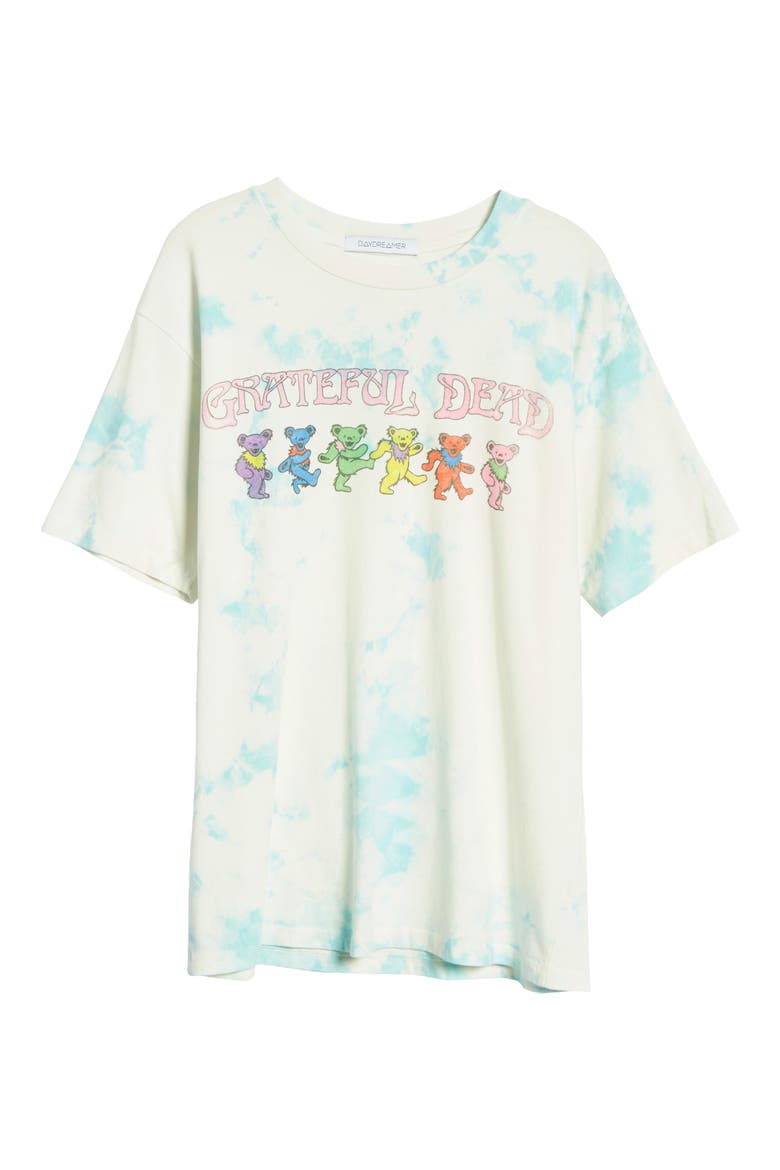 Women's Grateful Dead Dancing Bears Graphic Tee, Alternate, color, CLOUD WASH