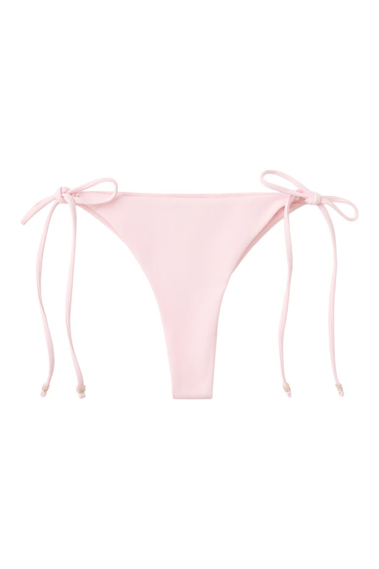 Tie Side Bikini Bottoms, Main, color, LIGHT PINK