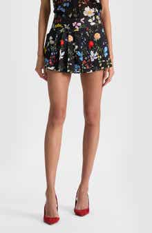 Noah Floral Pleated Miniskirt