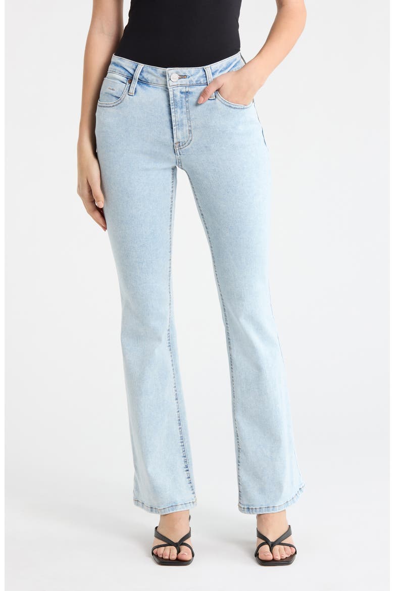 Eiffel Flare Jeans, Main, color, SNOW