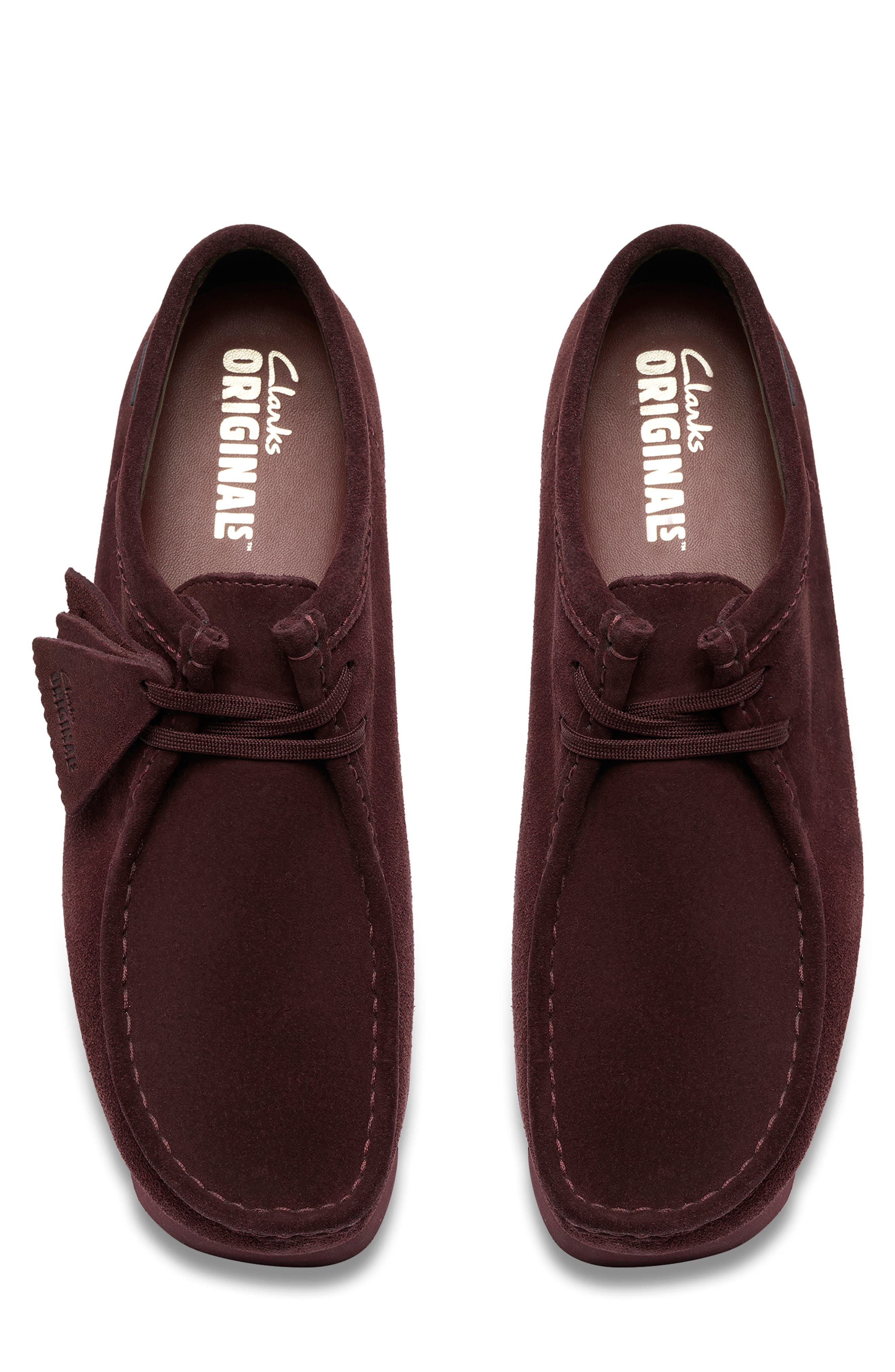 Clarks<sup>®</sup> Originals Wallabee Gore-Tex<sup>®</sup> Waterproof Shoe, Alternate, color, Purple Grape Suede