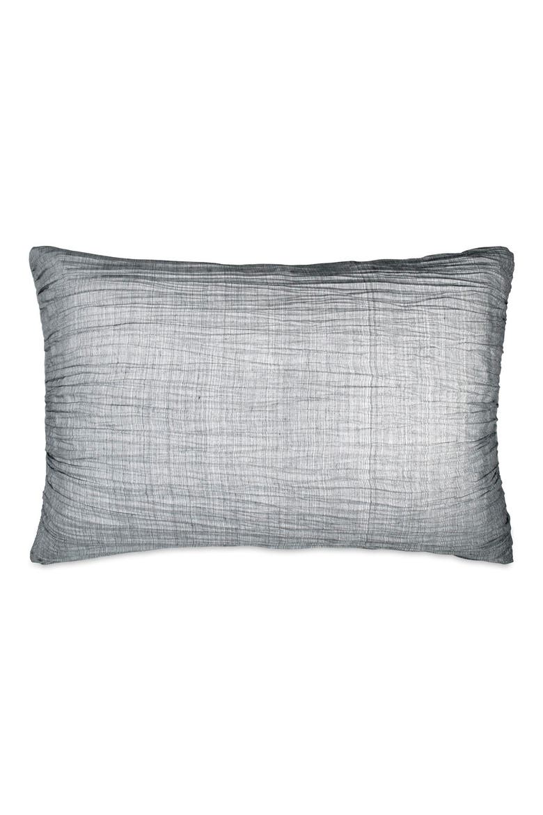 'City Pleat' Sham, Main, color, GREY