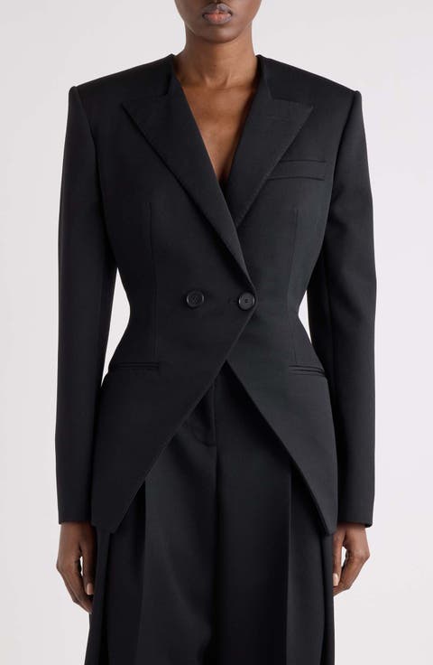 Cutaway Wool Jacket