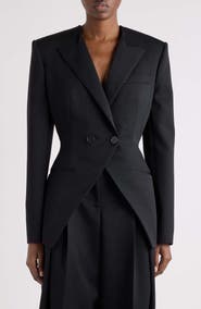 Givenchy Cutaway Wool Jacket