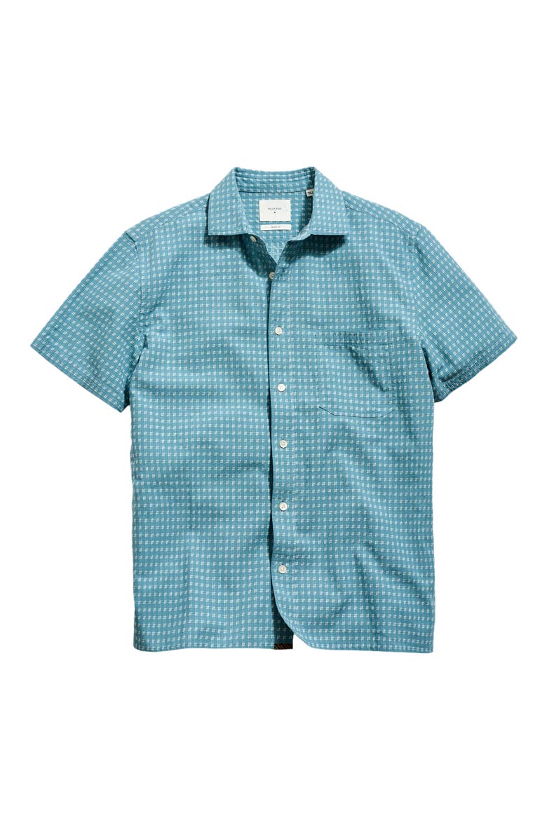 Check Dobby Treme Relaxed Fit Button-Up Shirt, Alternate, color, STEEL BLUE/ TINTED WHITE