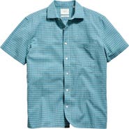 Billy Reid Check Dobby Treme Relaxed Fit Button-Up Shirt