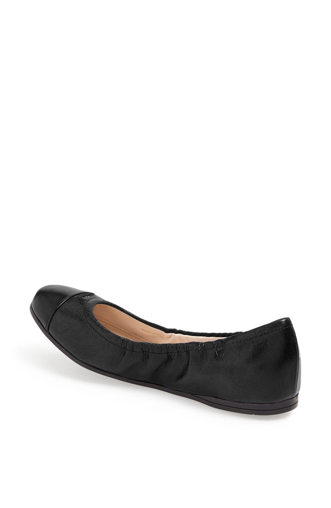 Prada 'Logo' Ballet Flat, Alternate, color, 