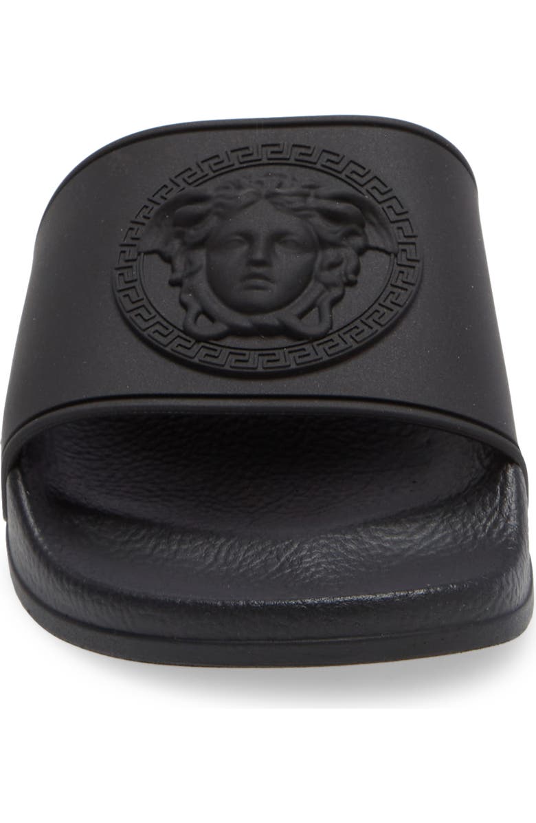 Versace Kids' Palazzo Medusa Slide Sandal, Alternate, color,