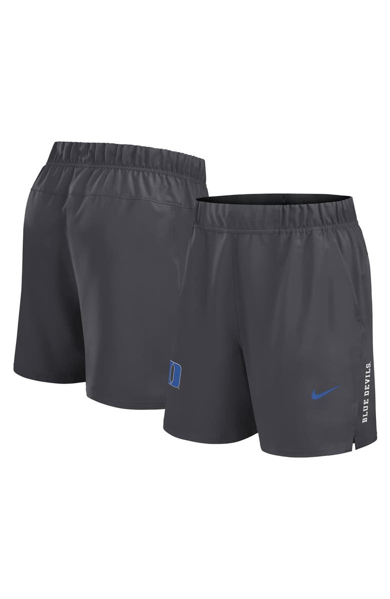 Nike Men's Nike Gray Duke Blue Devils Primetime Woven Victory Performance Shorts, Alternate, color, Gray