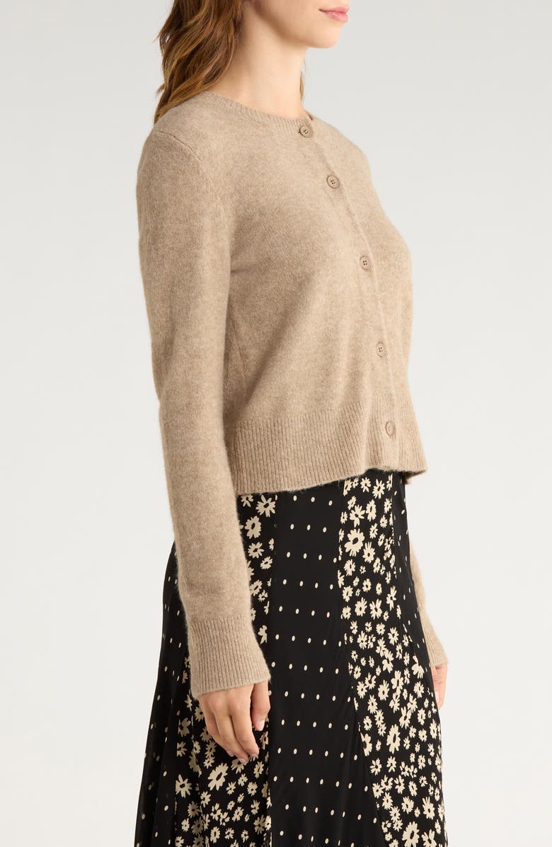 Rails Matilda Crop Cardigan, Alternate, color, Heather Oat