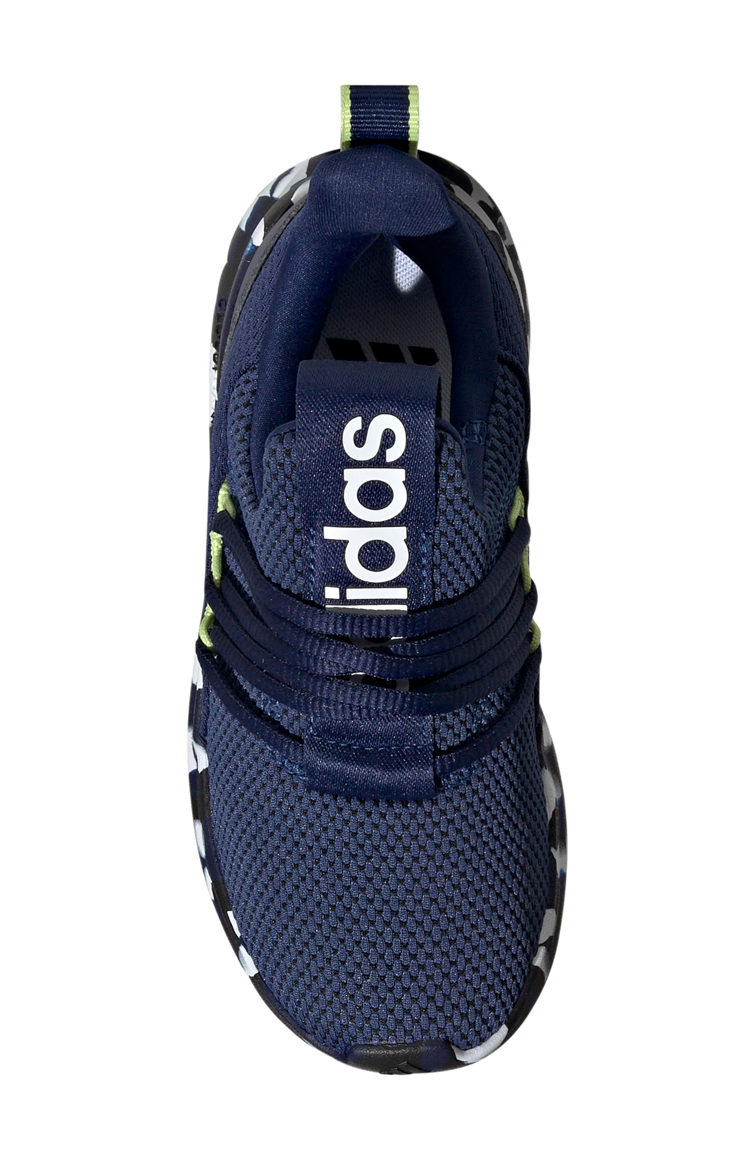 adidas Kids' Lite Racer Adapt 7.0 Sneaker, Alternate, color, Dkblue/Ftw