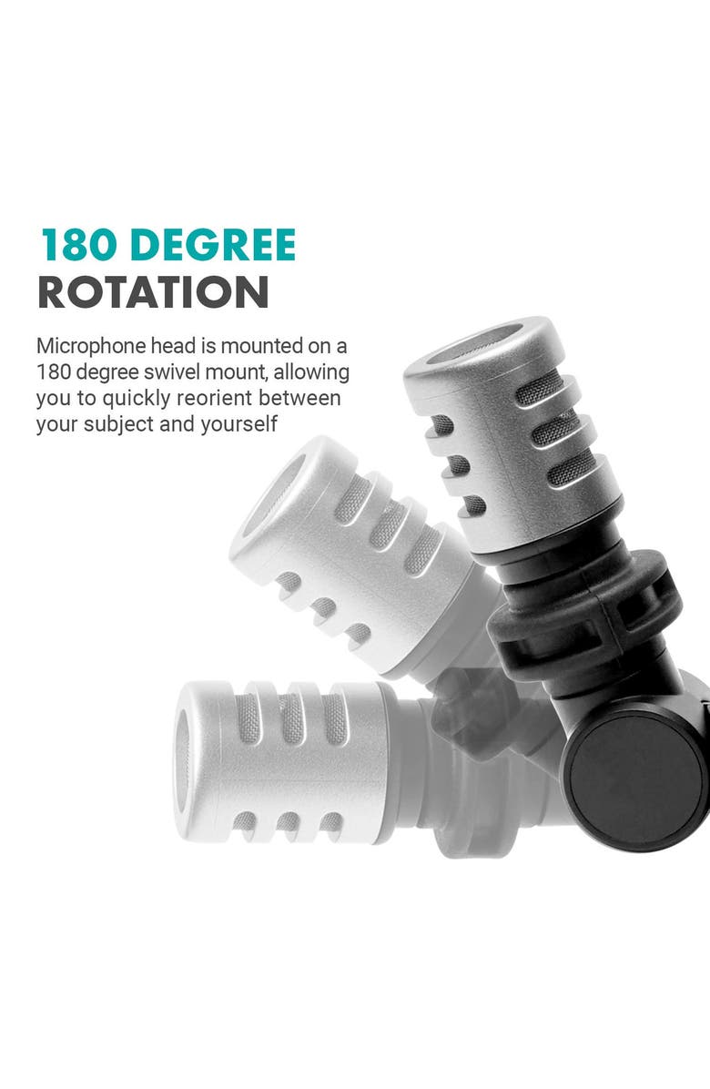 MOVO MA5U Pocket Audio Microphone - USB Compatible, Alternate, color, Black