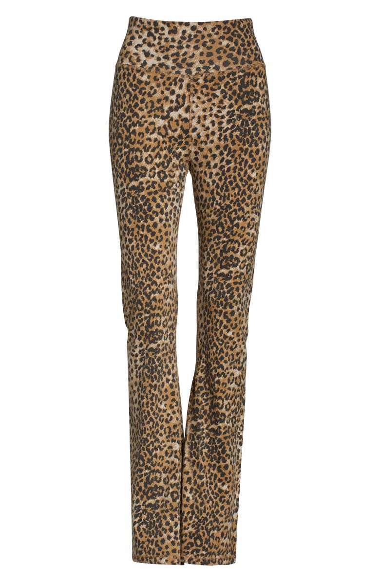 Ragdoll Flare Leopard Print Leggings, Alternate, color, 