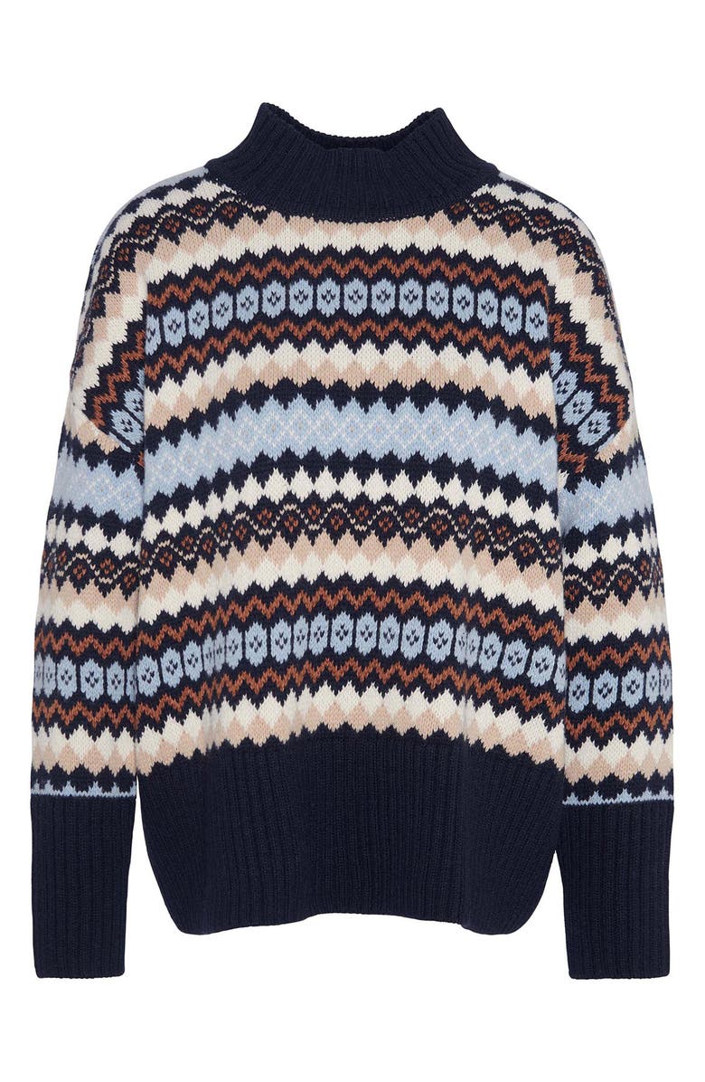 Barbour Larisa Mock Neck Sweater, Alternate, color, 