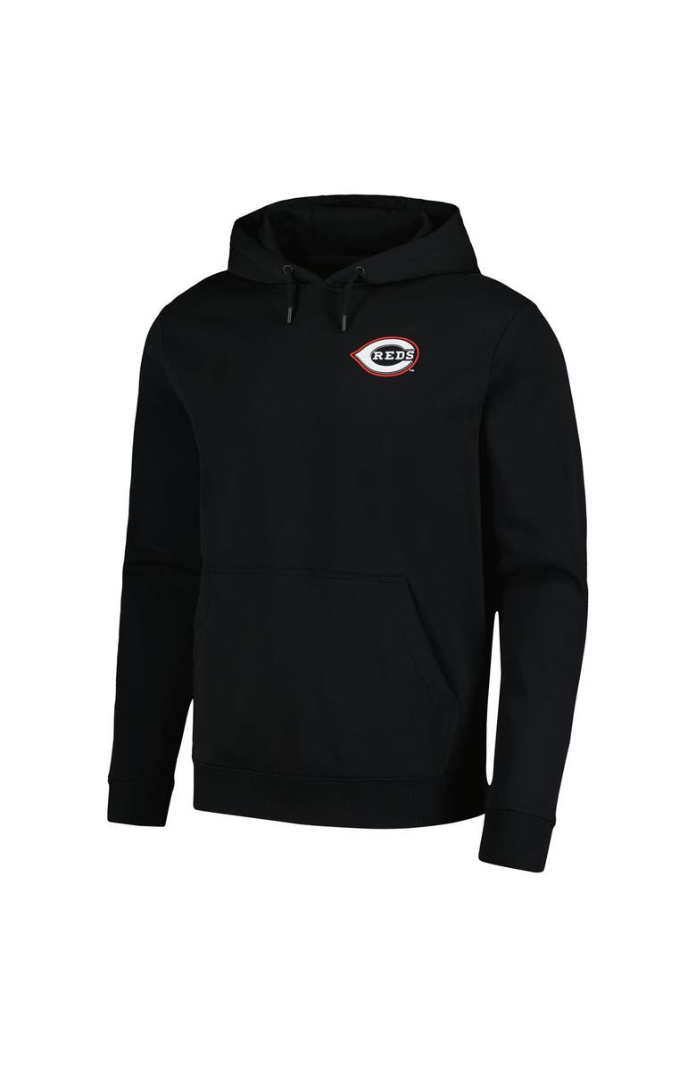 LEVELWEAR Men's Levelwear Black Cincinnati Reds Podium Vintage Pullover Hoodie, Alternate, color, 