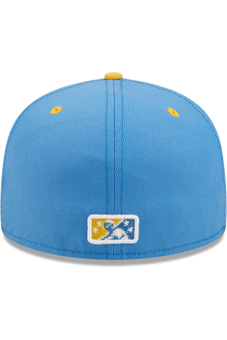 Men's New Era Royal Myrtle Beach Pelicans Authentic Collection Team Home 59FIFTY Fitted Hat, Alternate, color, Royal