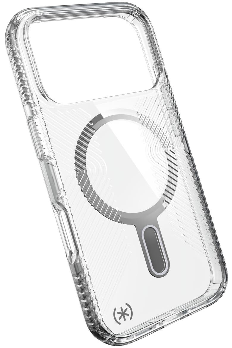 Presidio Perfect Clear Grip Case with ClickLock for Apple iPhone 17 Pro, Alternate, color, CLEAR