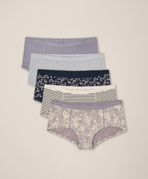 Pact Everyday Boy Short 5-pack In Multi