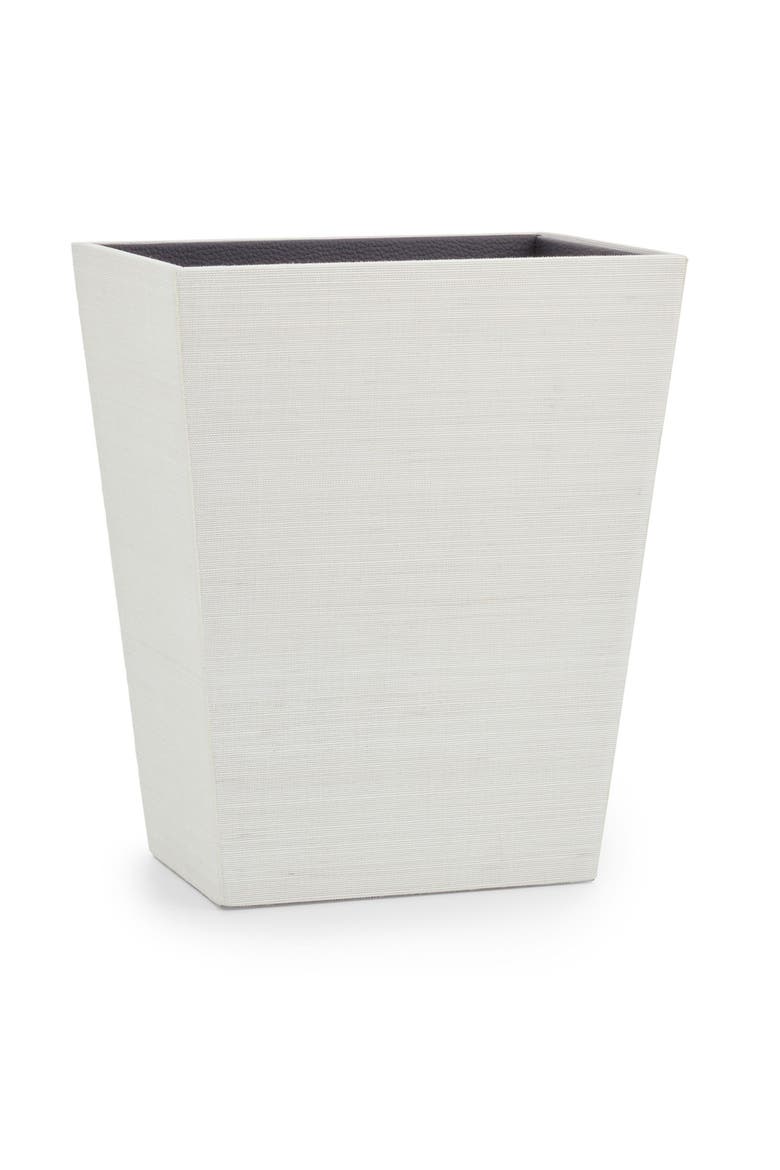Araba Eggshell Waste Basket, Main, color, IVORY