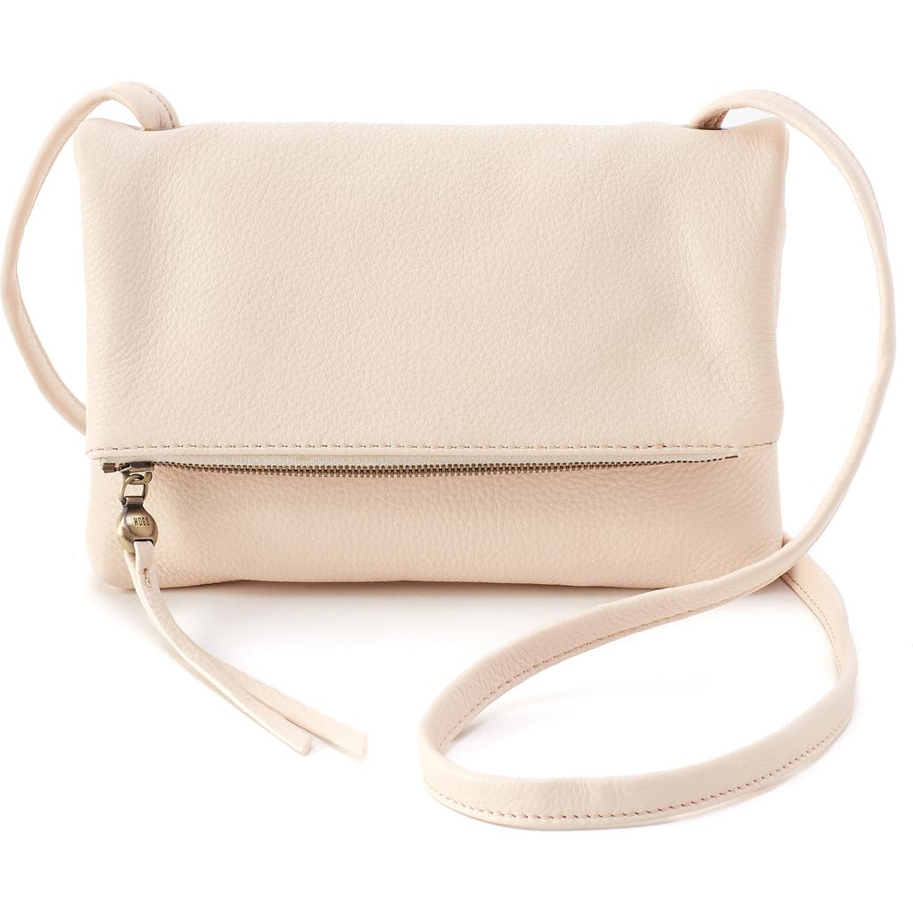 Hobo Small Grant Leather Crossbody Bag In Cream