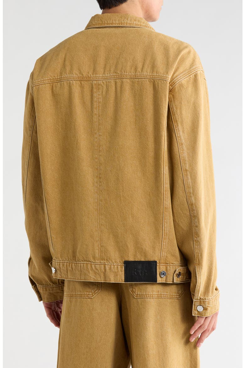Danny Denim Trucker Jacket, Alternate, color, VINTAGE KHAKI
