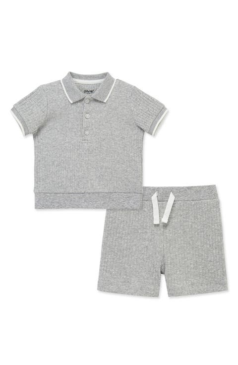 Rib Polo & Shorts Set (Baby)