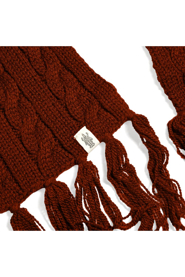 Plush Scarf, Alternate, color, Black