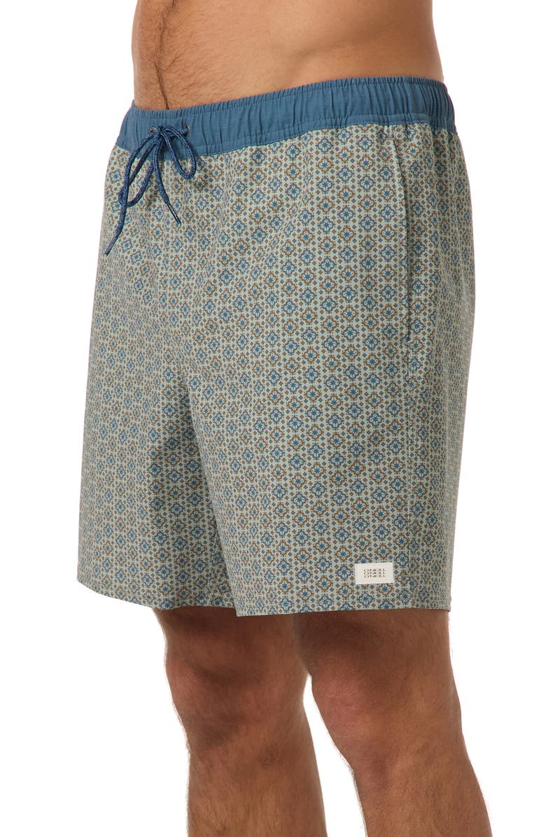 O'Neill Hermosa Retro Swim Trunks, Alternate, color, Seagrass