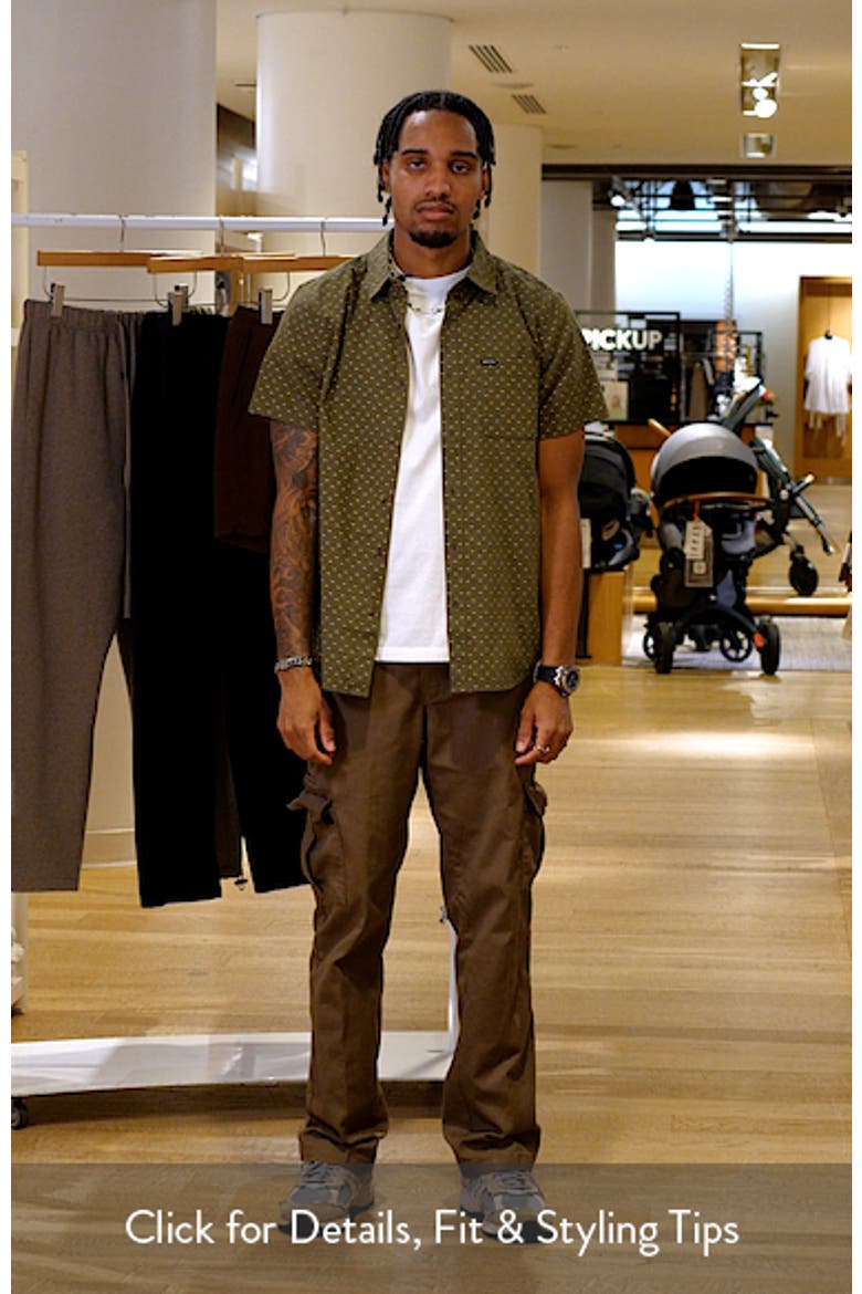 Charter Short Sleeve Stretch Cotton Blend Button-Up Shirt video