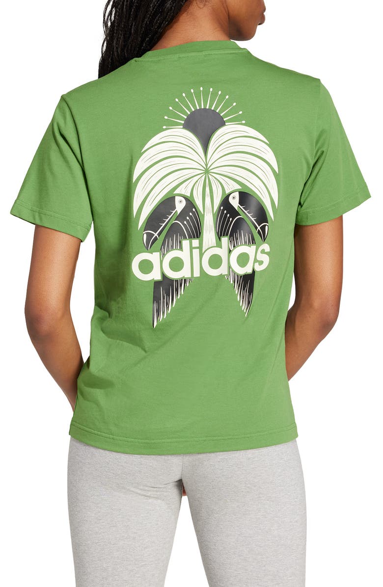 adidas x FARM Rio Cotton Graphic T-Shirt, Alternate, color,