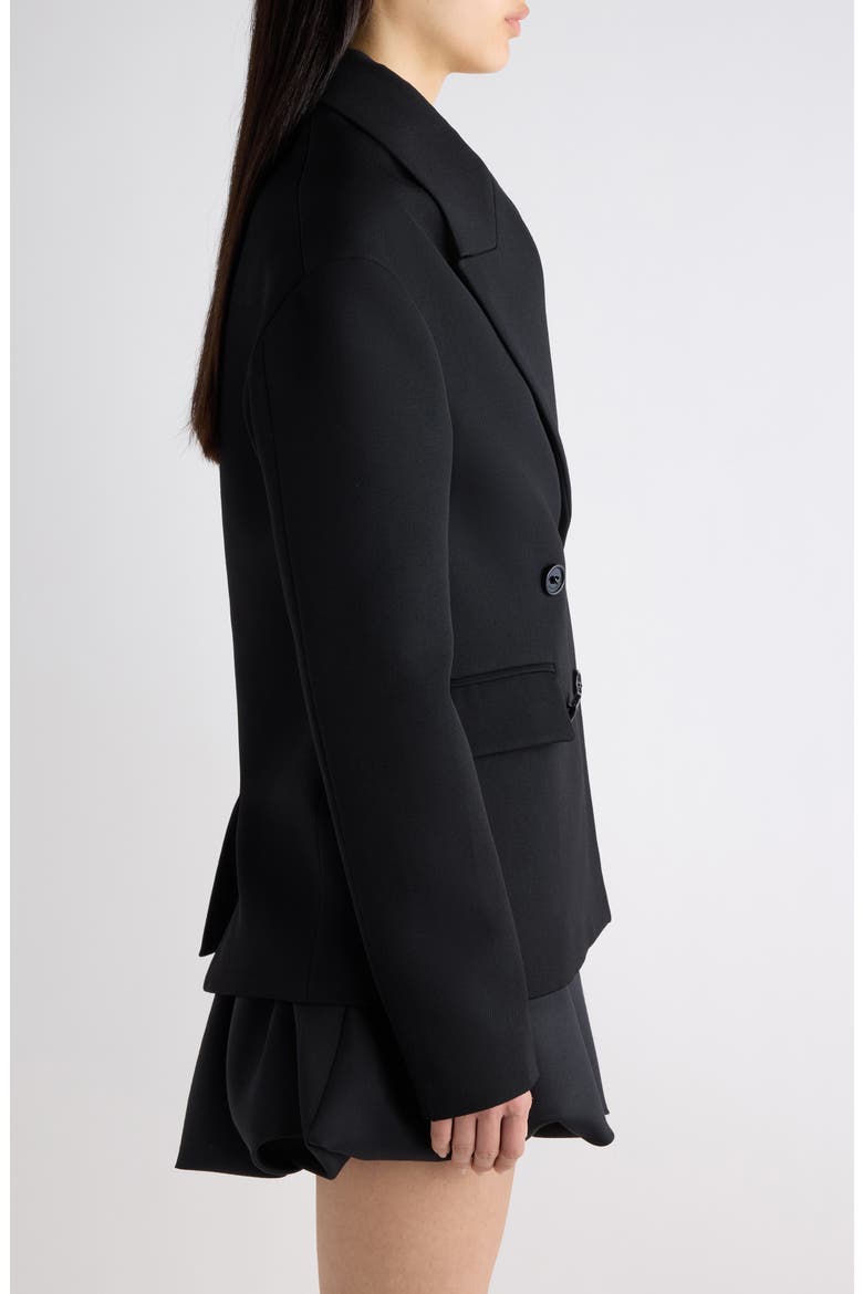 Stola Double Breasted Wool Jacket, Alternate, color, 1000 BLACK