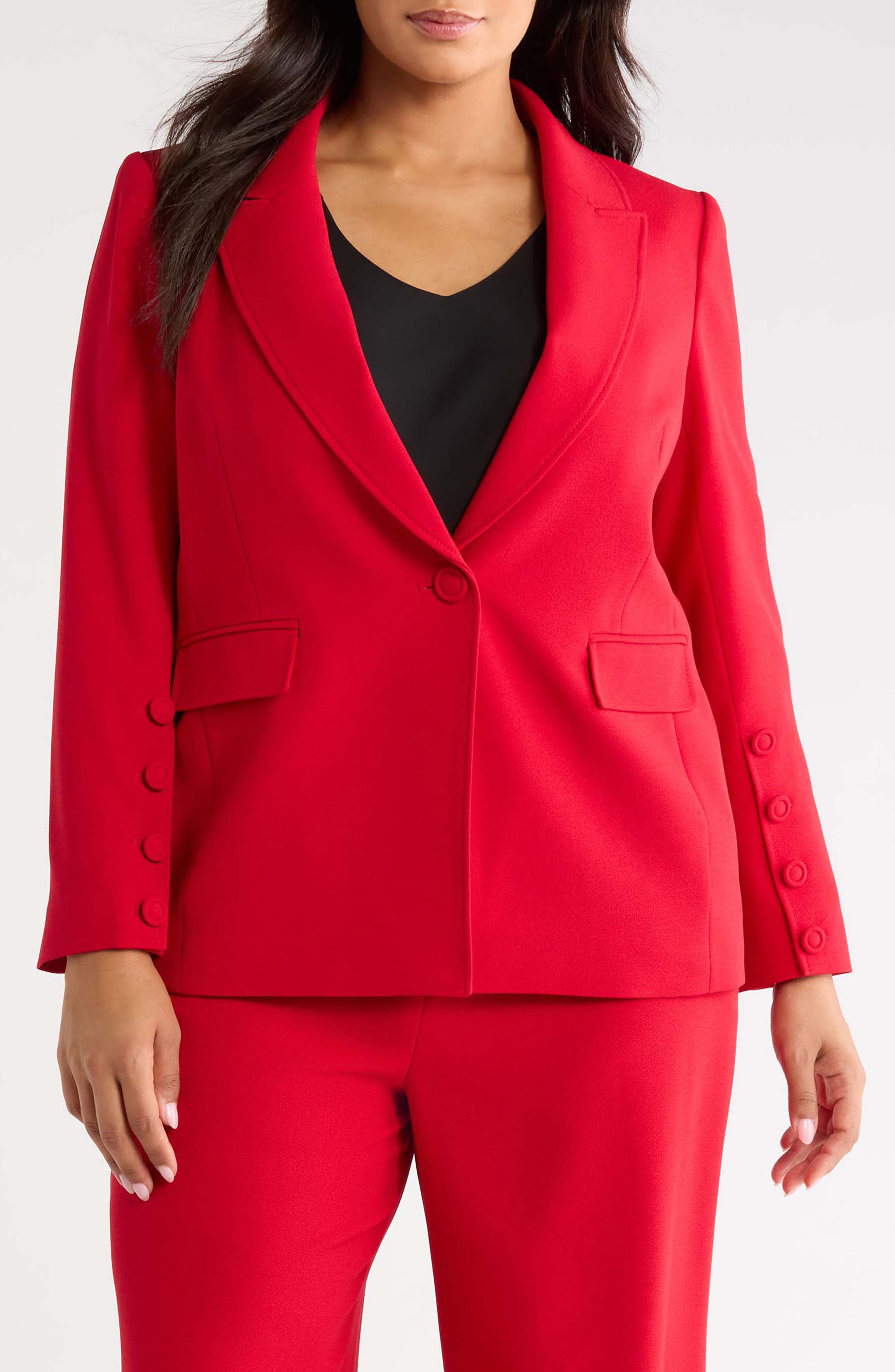 Tahari ASL One-Button Blazer (Women) | Nordstrom