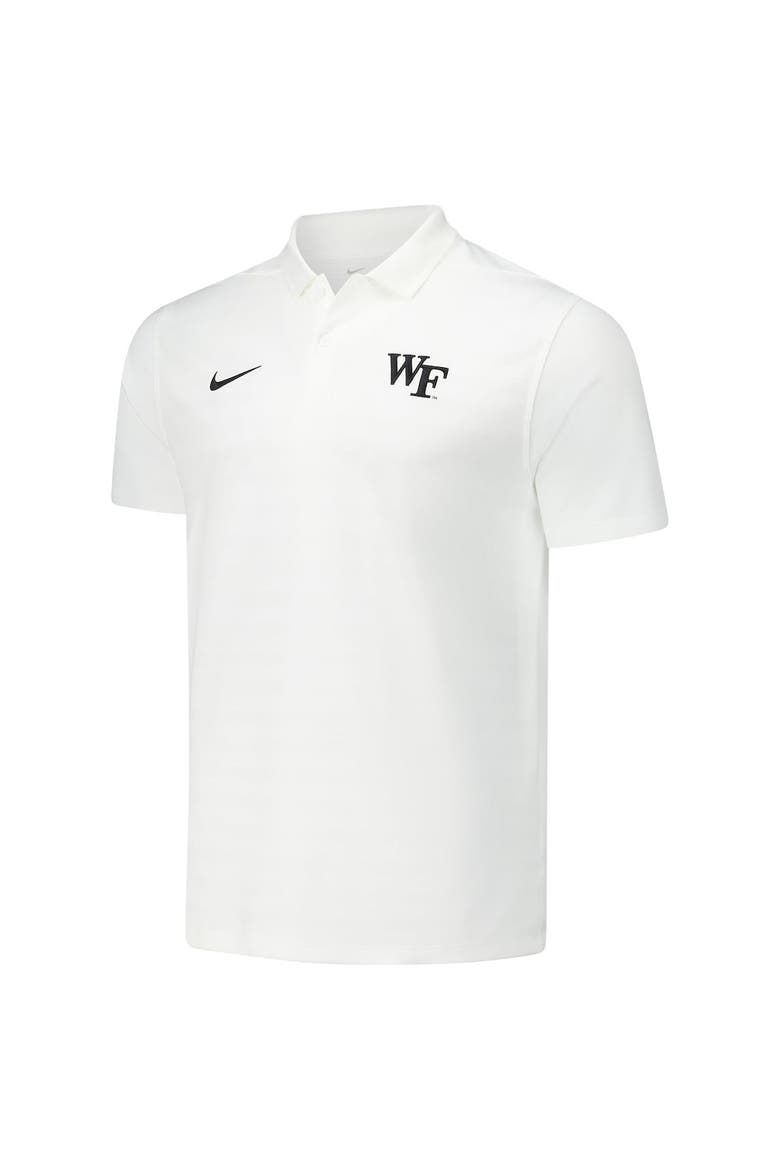 Men's Nike White Wake Forest Demon Deacons 2024/25 Sideline Victory Coaches Performance Polo, Alternate, color, White