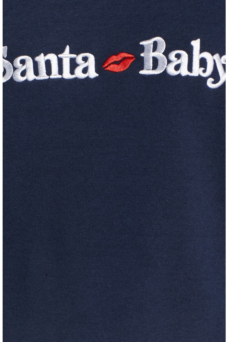 Santa Baby Willow Sweatshirt, Alternate, color, NAVY