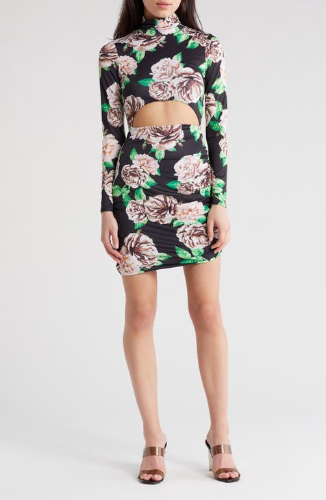 Ariella Floral Long Sleeve Dress