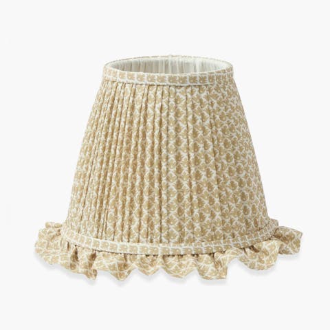Putty Lotus Ruffle Lampshade (18cm)
