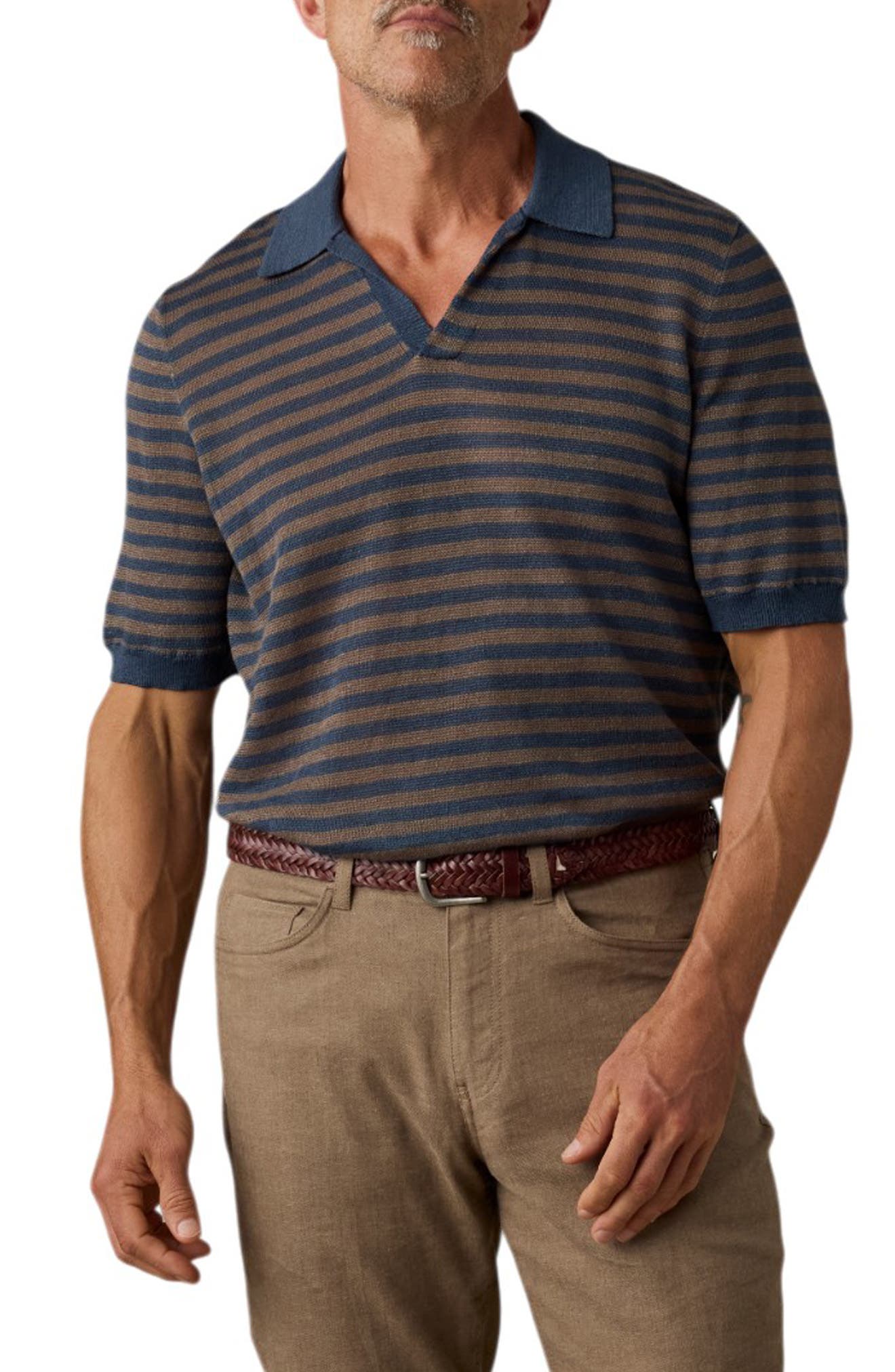 NAVY CEDAR STRIPE