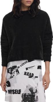 Desigual Mixed Media Asymmetric Dress