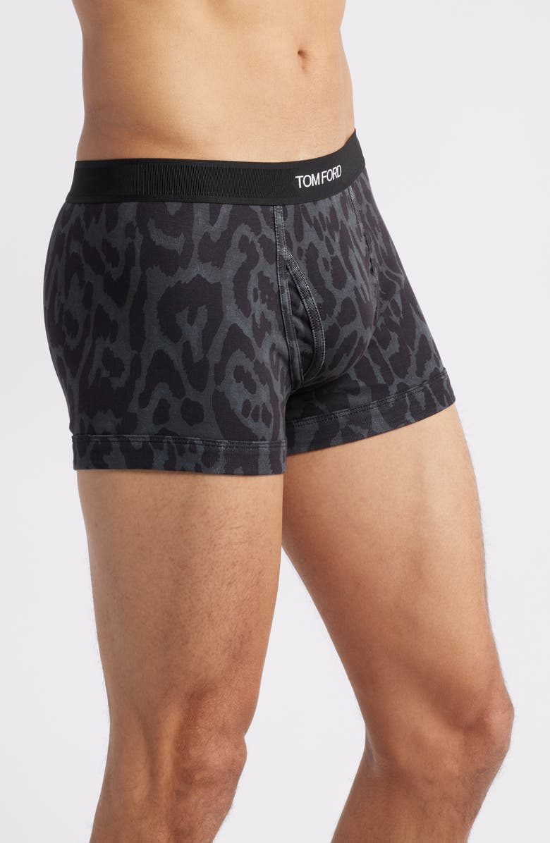 TOM FORD Cheetah Print Stretch Cotton Jersey Boxer Briefs, Alternate, color, 